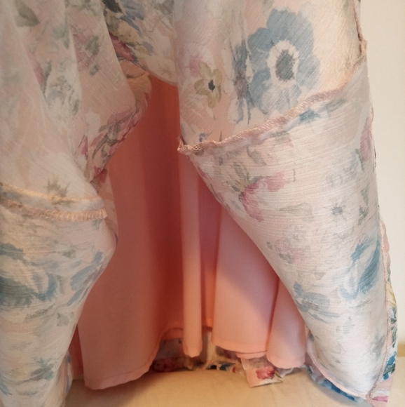 Cute knee-length summer floral dress, Euro 40, US M - Picture 3 of 11